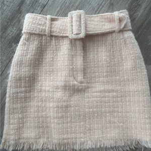 Alexander Wang Cream Mini Pencil Skirt